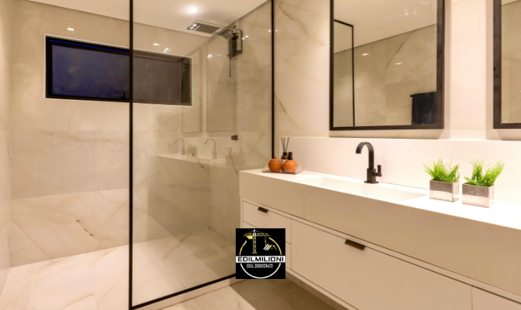 Ristrutturazione bagno Roma – Posa maioliche, cartongesso